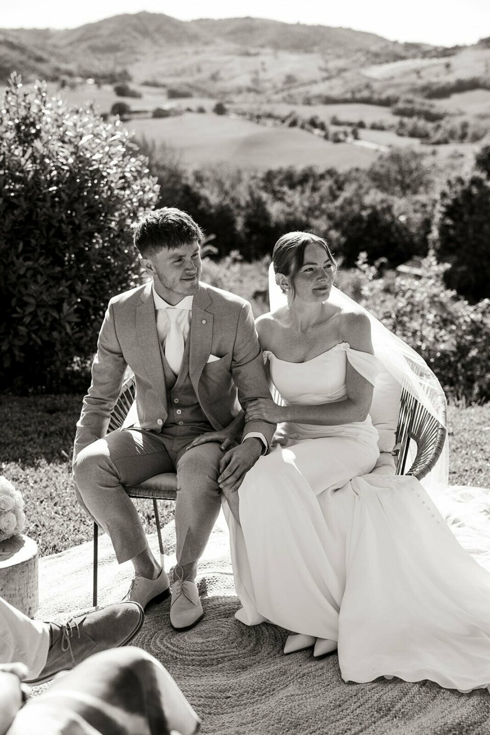 Trouwpak van OFM. details