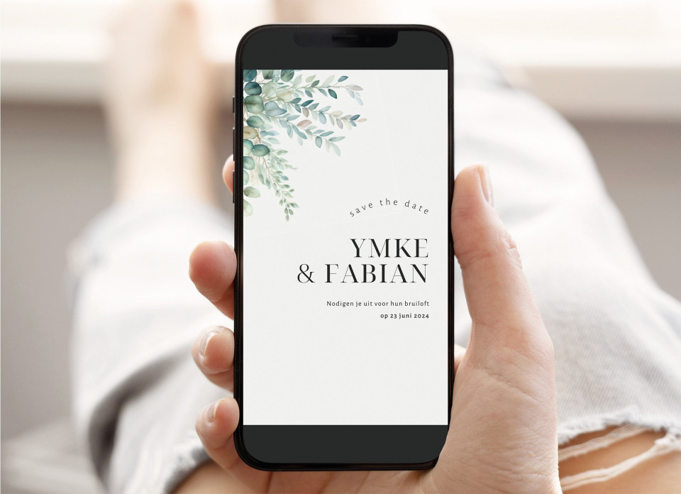 Trouwkaarten van Save My Date impressie 2