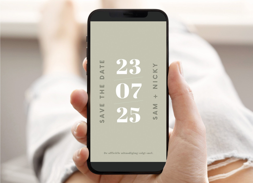 Trouwkaarten van Save My Date overzicht