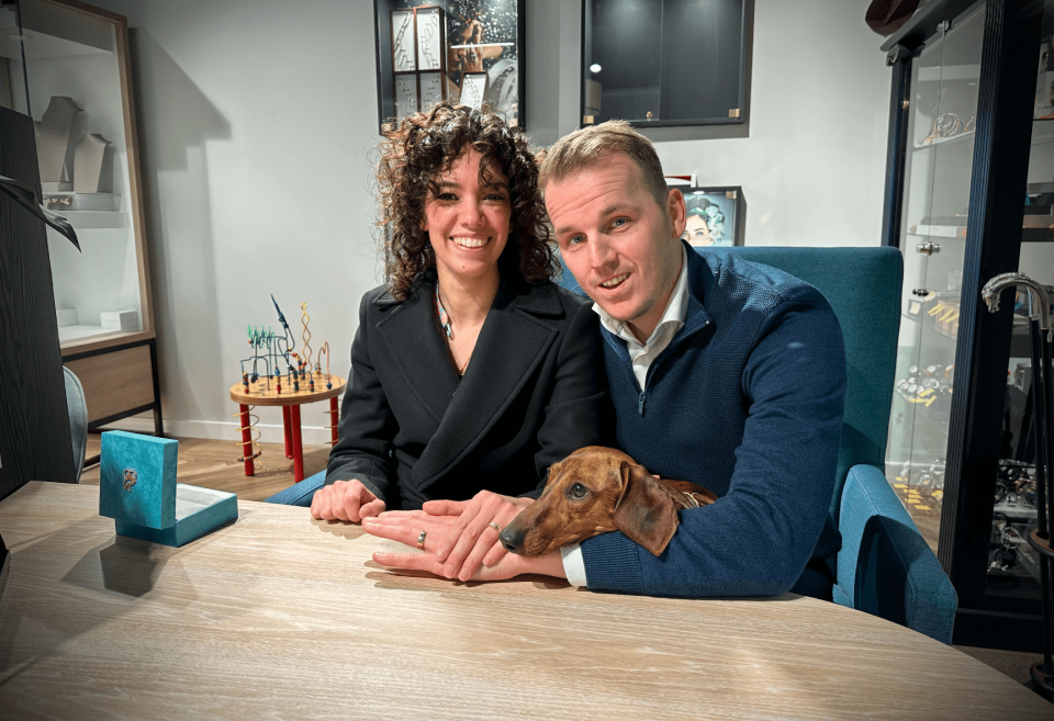 Trouwringen van Juwelier van Dam details