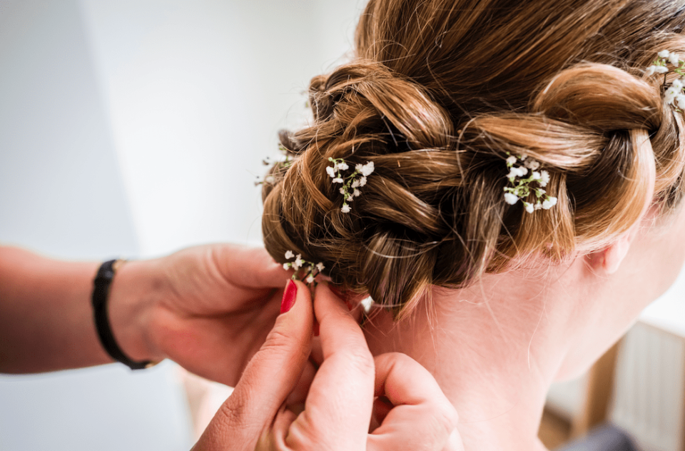 Bruidskapsel door E-LINE hairfashion impressie 