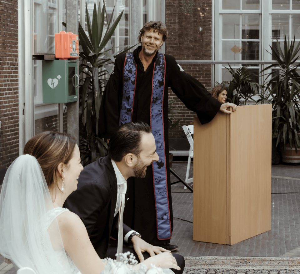 Trouwambtenaar Cabaretier Jelle Kuiper - Leuk Trouwen impressie 4
