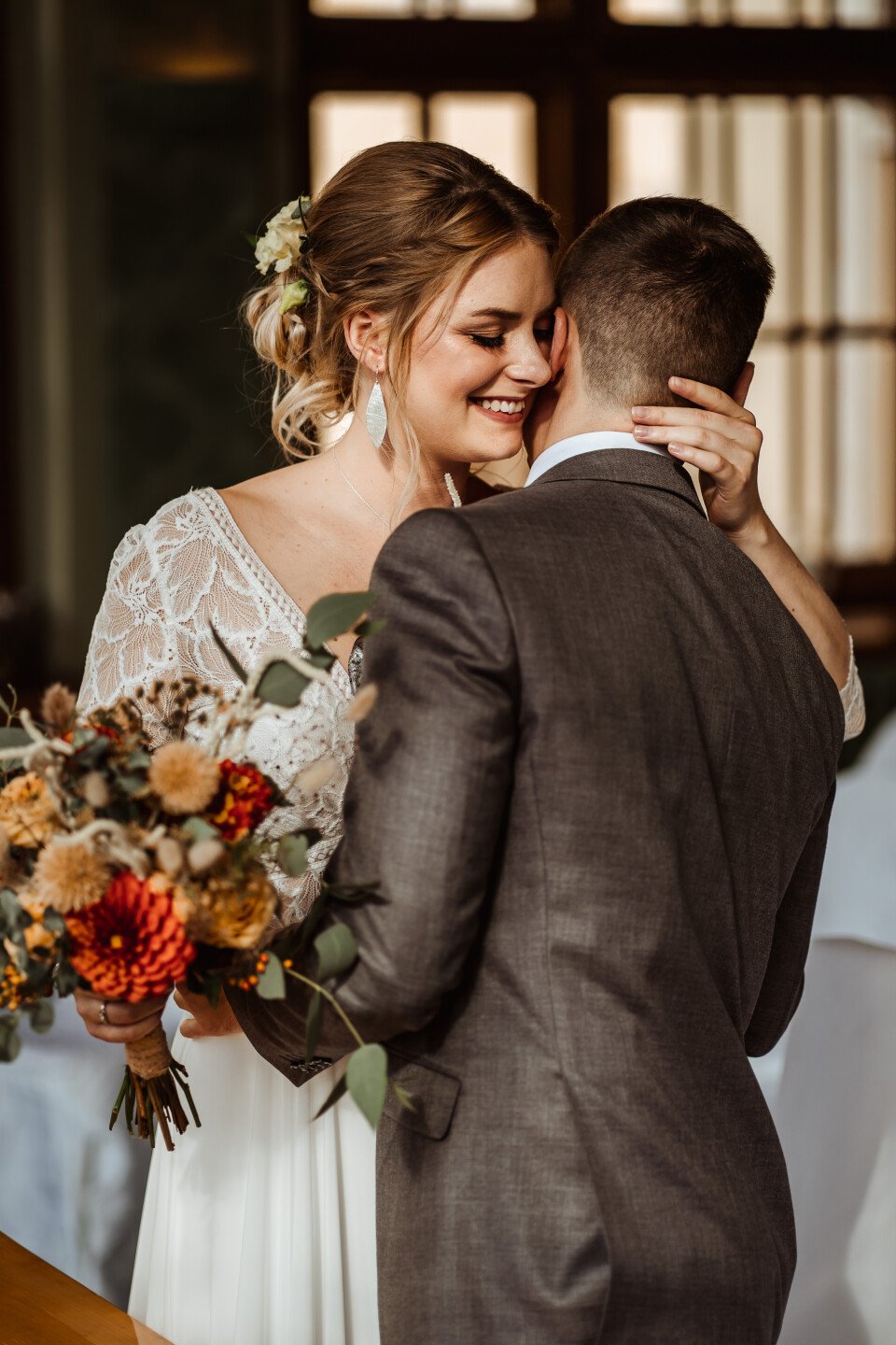 Herbstlicher Brautstrauß