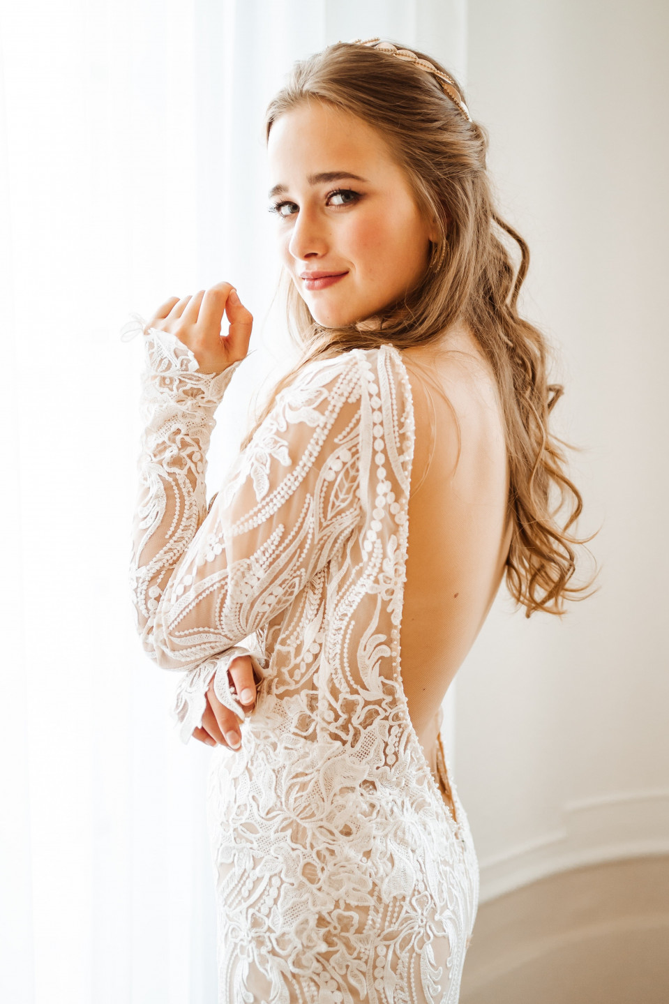 Herbstliches Braut Make-Up in Bronze