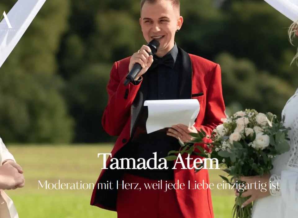 Tamada für deine Hochzeit Atem