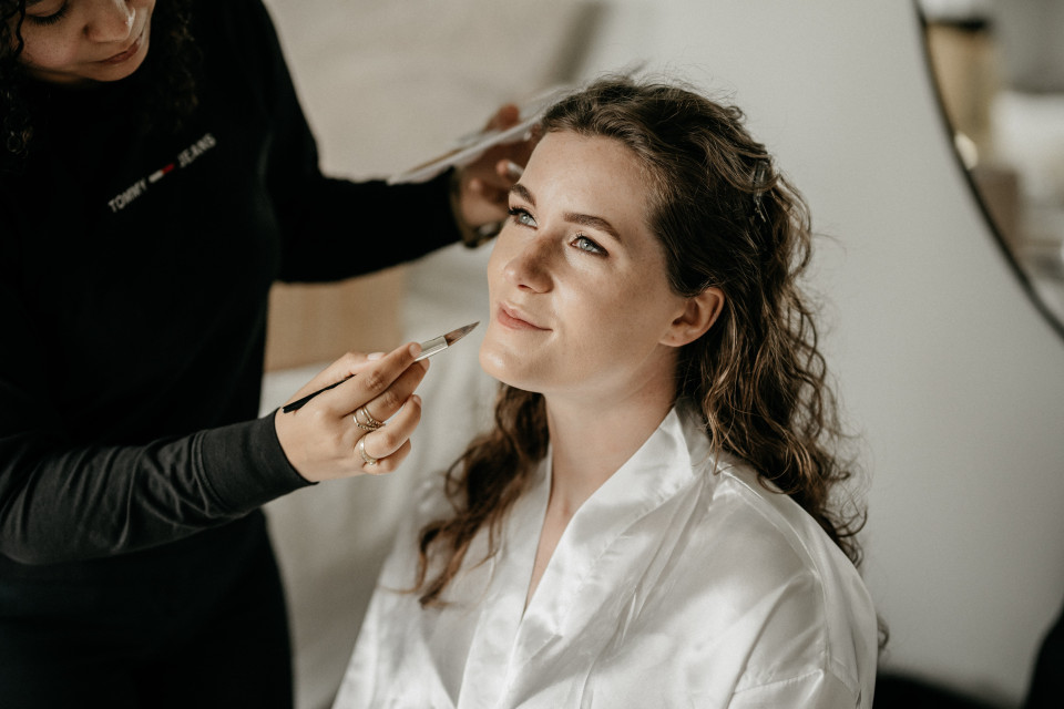 Bruidsmake-up door Vanessa Cristina Make-up &amp; Hair impressie 