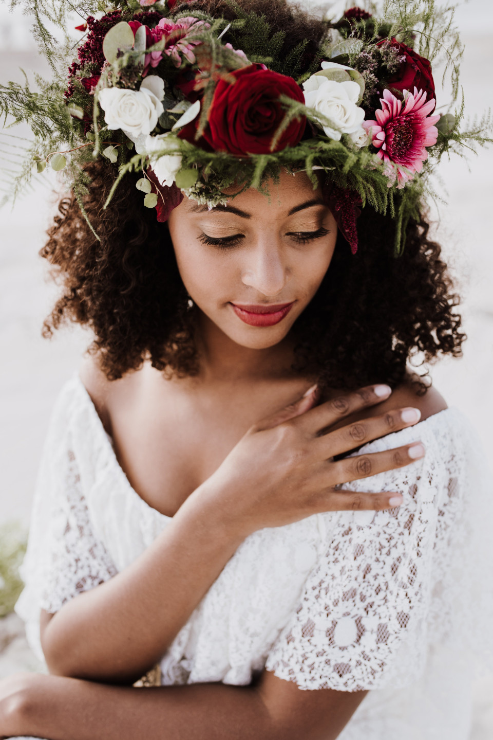 Bruidsmake-up door Amy Visagie & Hairstyling details