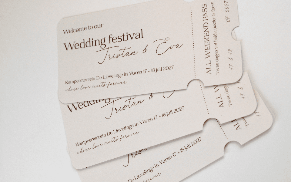Trouwkaarten van Weddingdeco.nl Trouwkaarten impressie 
