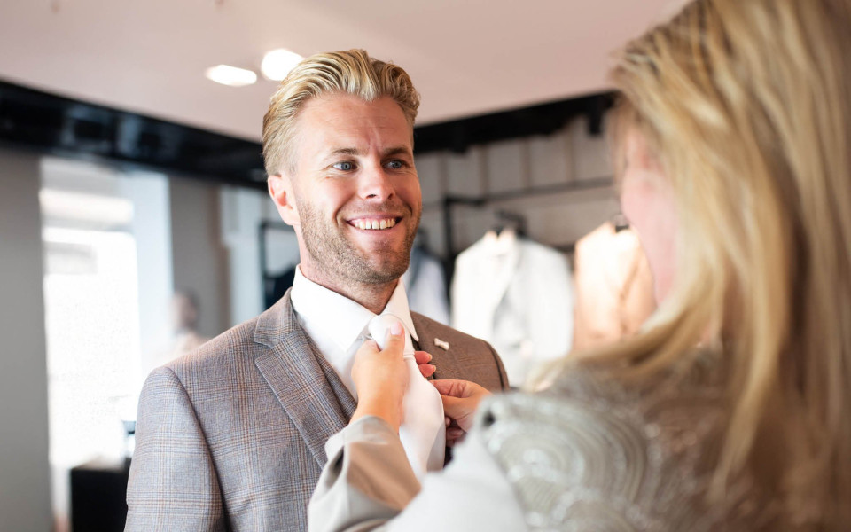 Trouwpak van Dirk de Wit Mode impressie 2