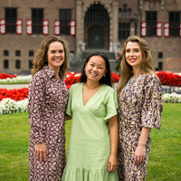 Sandra, Xiaoke en Anouscha