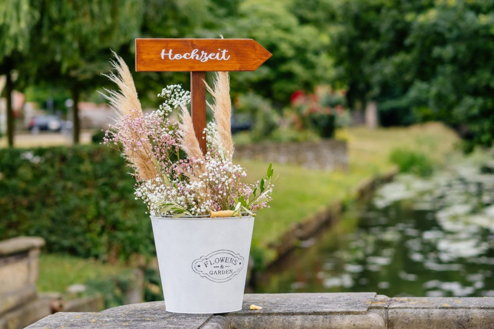 Decoratie van Hochzeitsartikel- Lagerverkauf overzicht
