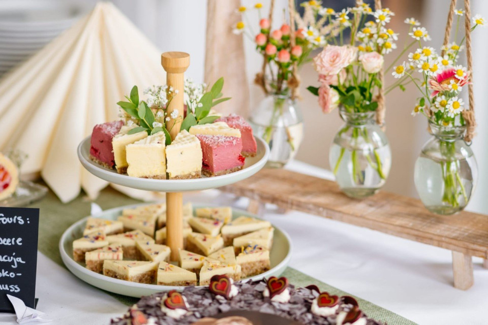 Decoratie van Hochzeitsartikel- Lagerverkauf details