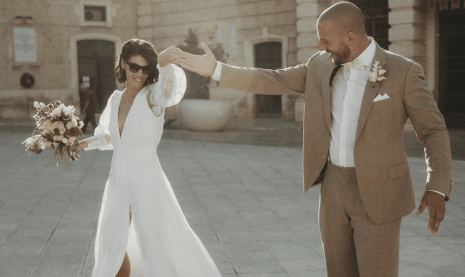 Trouwpak van Blended7 details