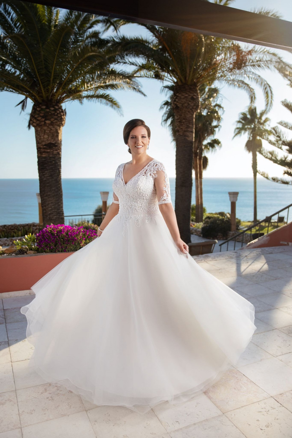 Trouwjurk van Bruidsboetiek Just Say Yes impressie 3