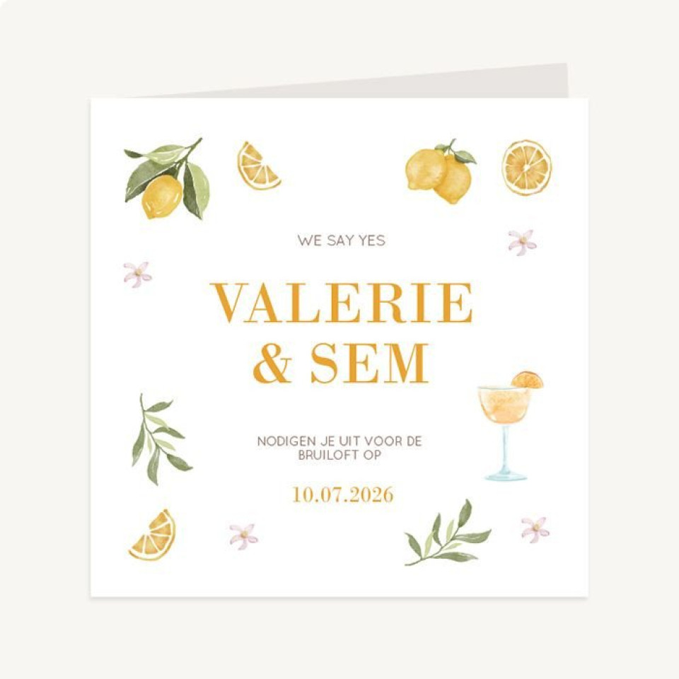 citroen save the date kaart