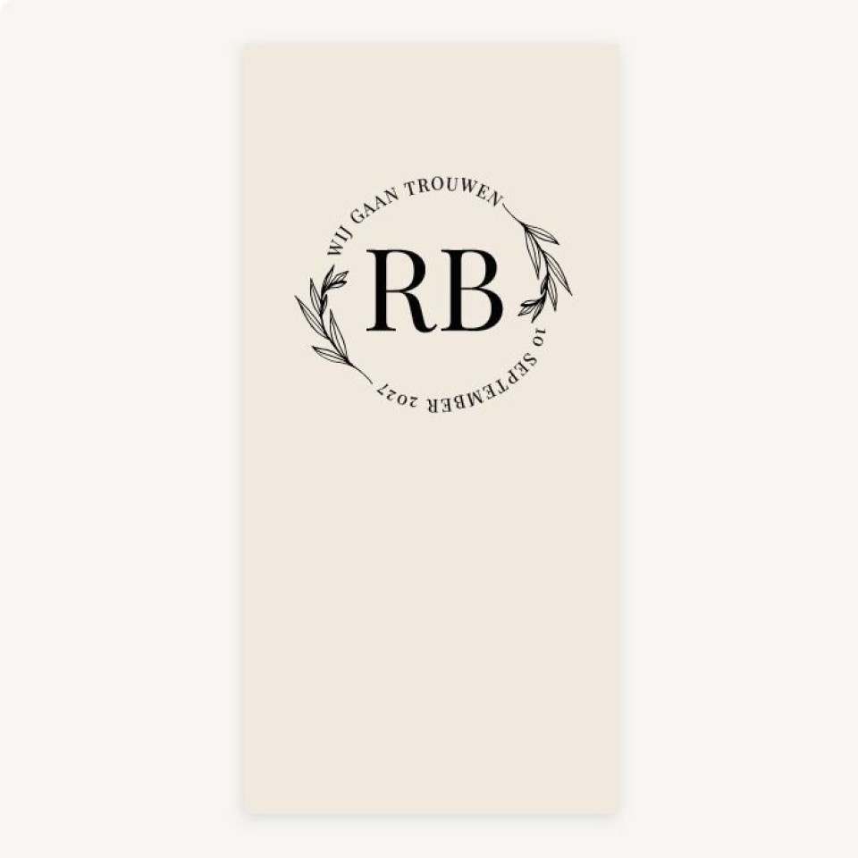 bruiloftsstationery - gepersonaliseerde trouwstationery