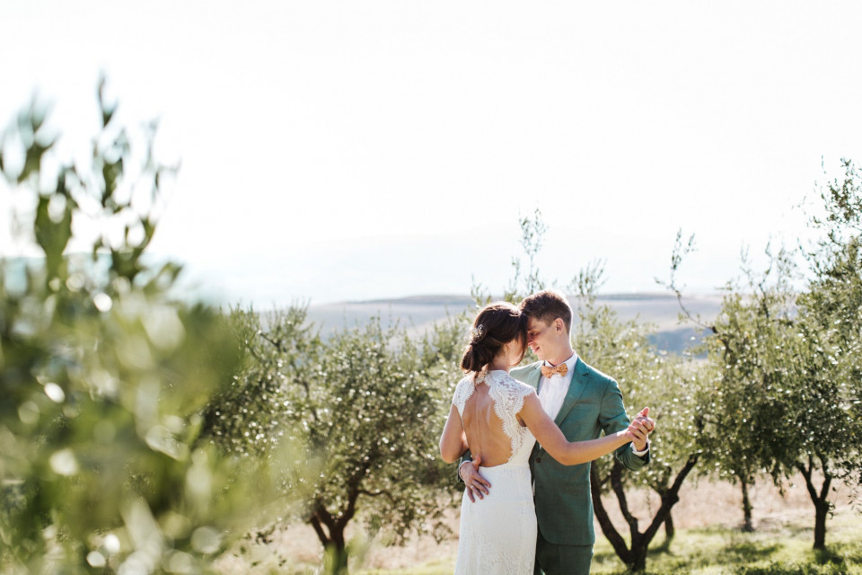 Italiaanse trouwfotograaf in Toscane