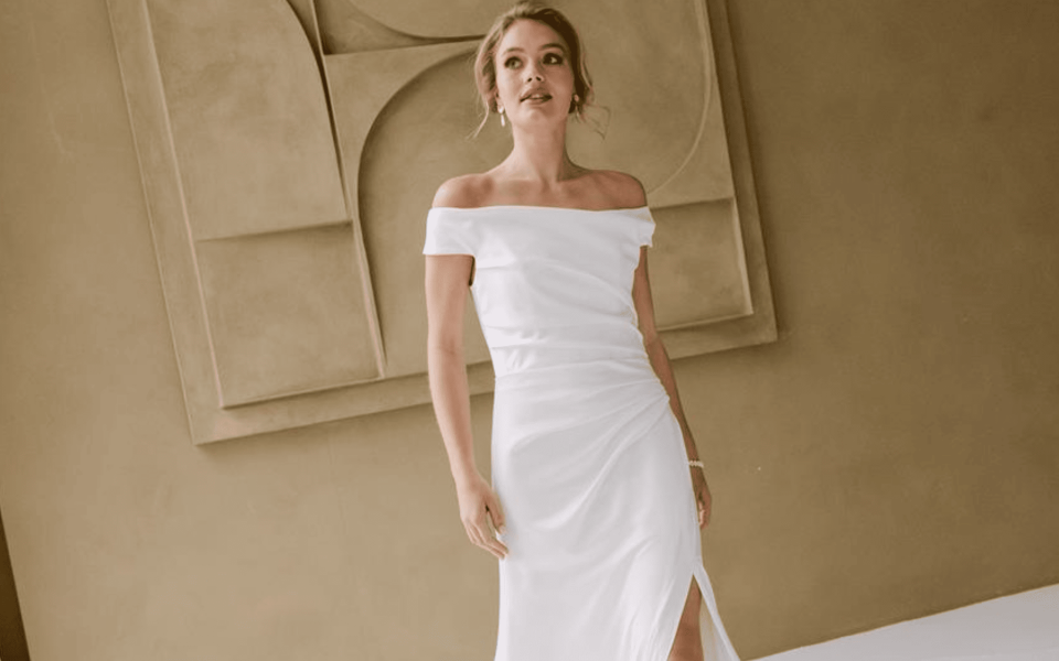 Trouwjurk van Pippi Bruidsboutique details