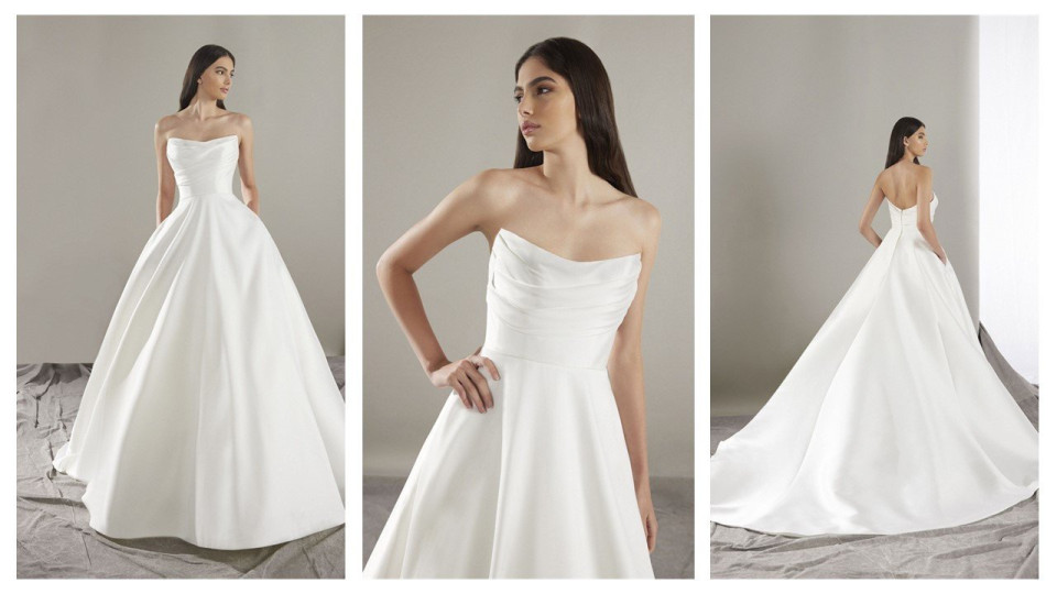Trouwjurk van Compagne Bruidsmode details