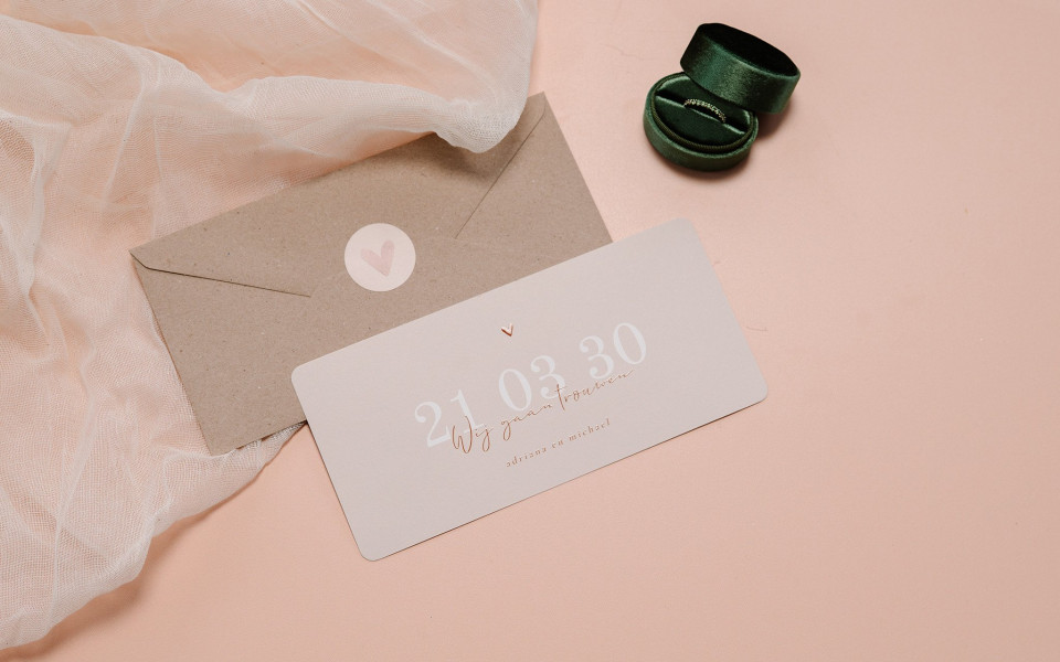 Trouwkaarten bestellen bij Made for Moments