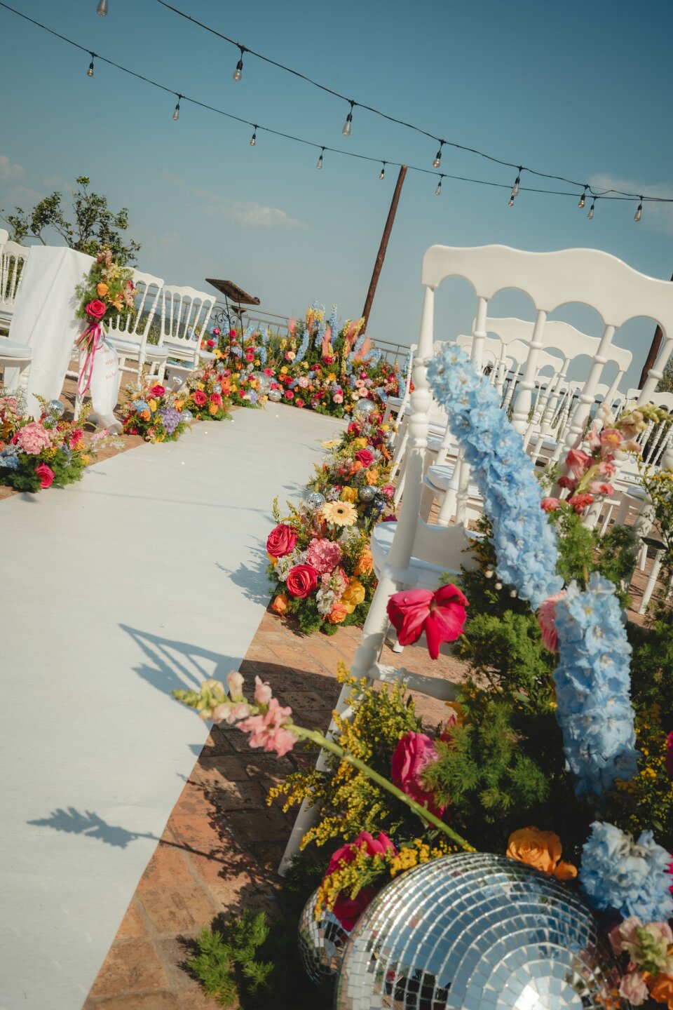 Kleurrijke ceremonie decoratie