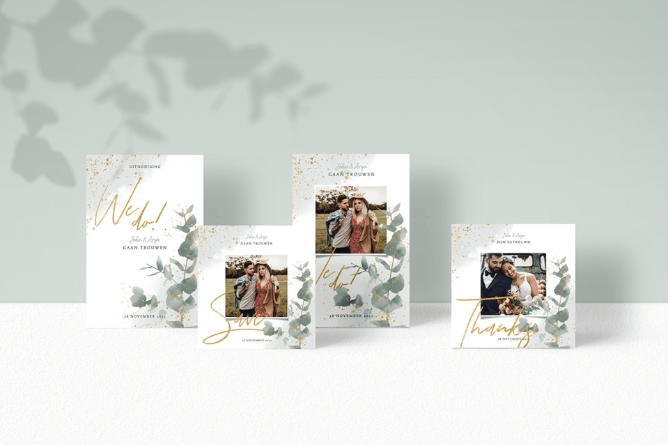 Hochzeitseinladungen mit Foto