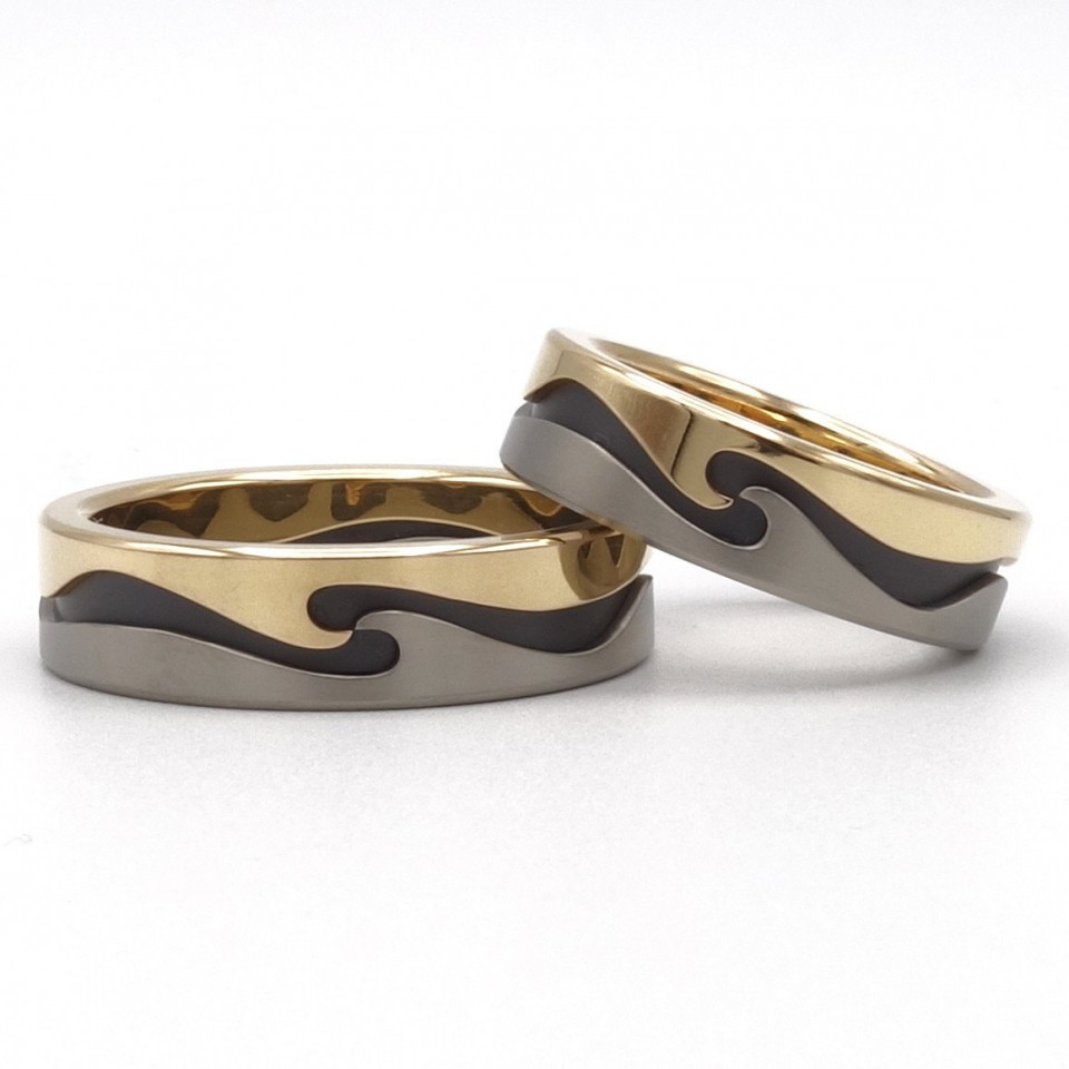Trouwringen van Metal Art sieraden impressie