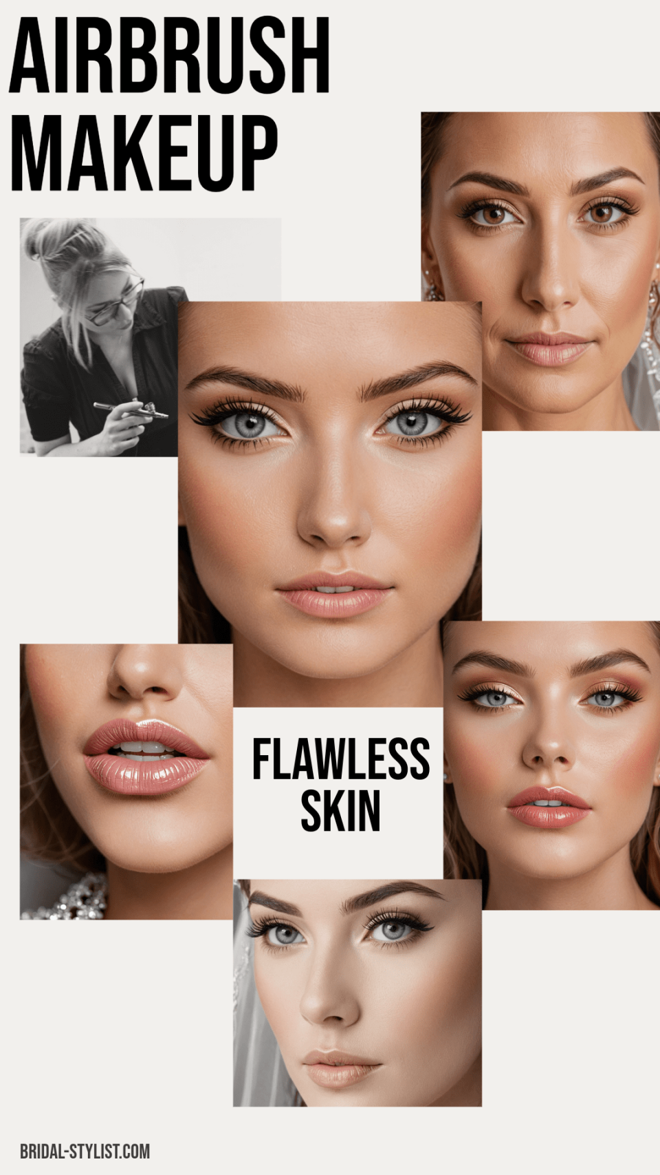 Bruidsmake-up door Bridal Stylist details