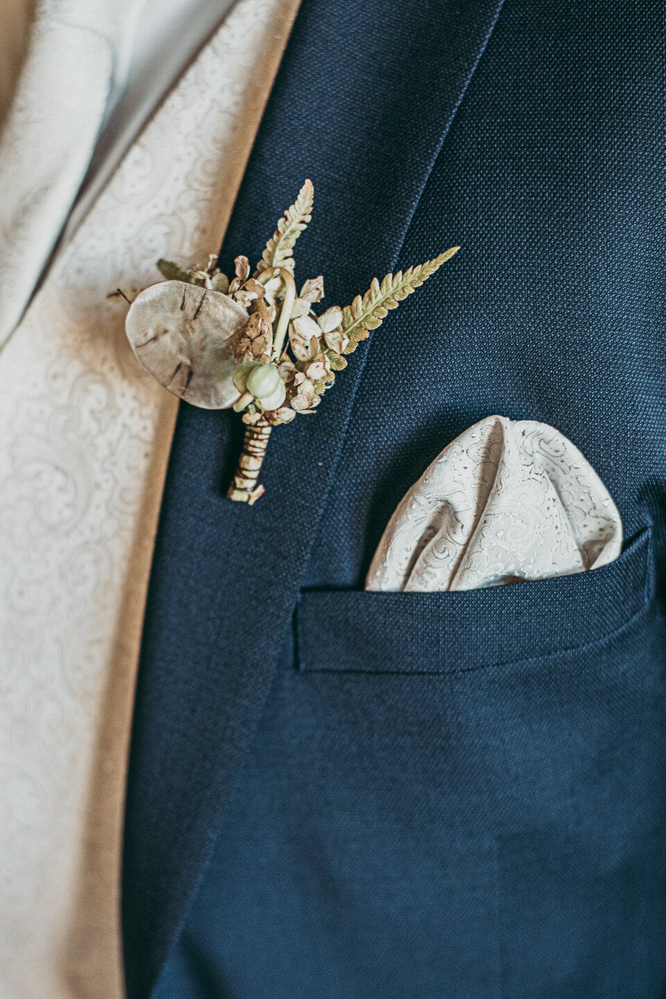 Blumenanstecker für den Bräutigam