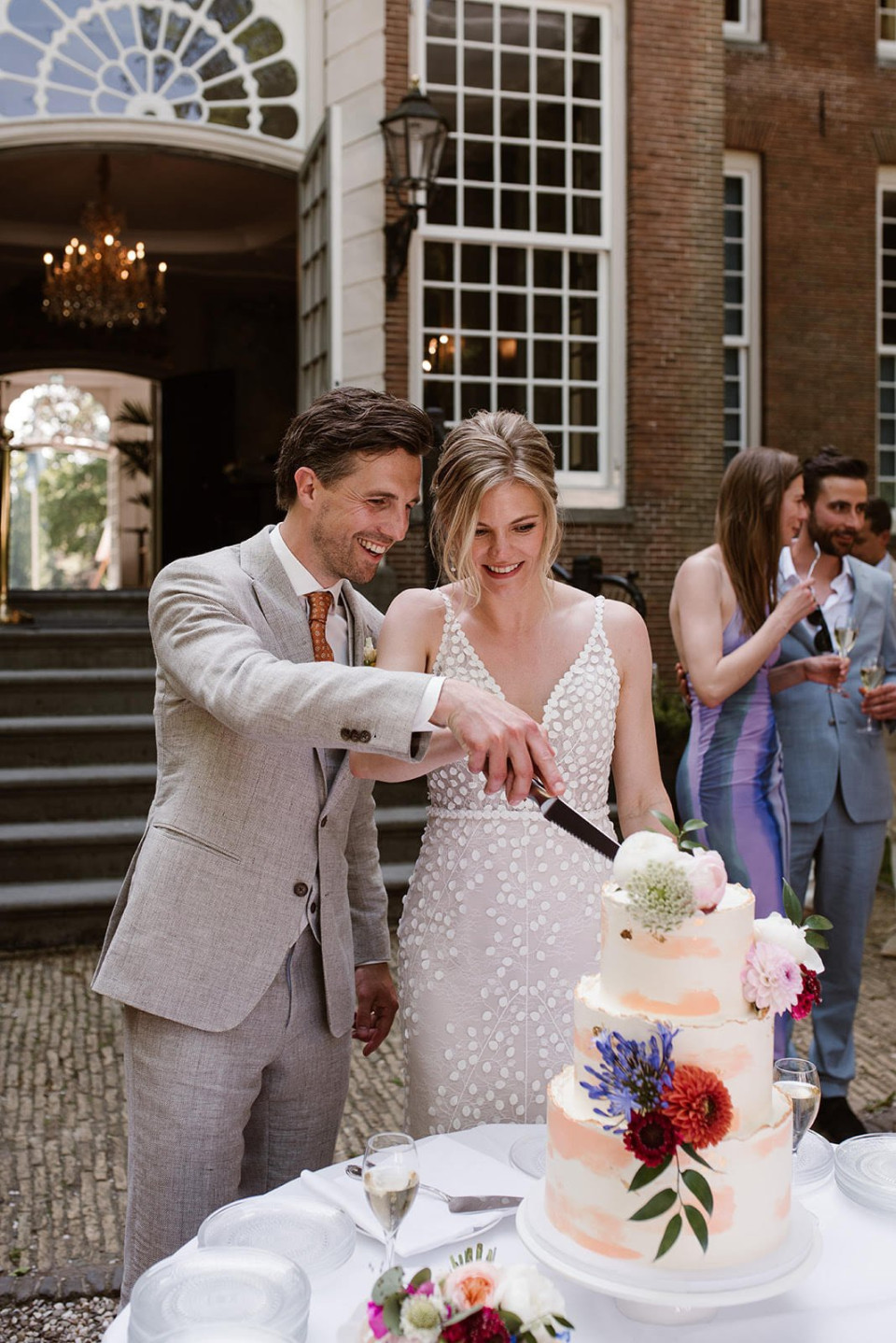 Bruidstaart van Sugarlips Cakes impressie 