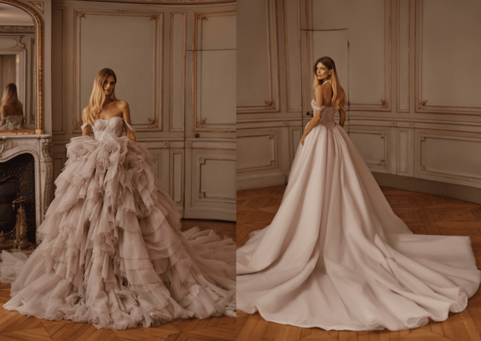 Trouwjurk van La Bella Blanca overzicht