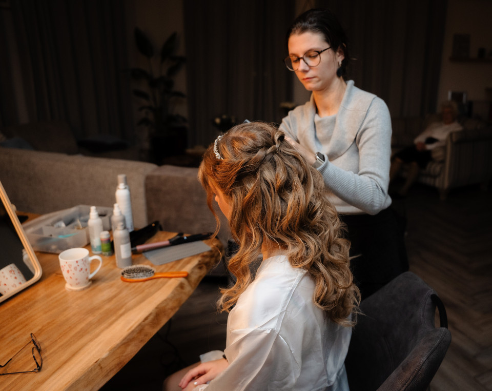 Bruidskapsel laten maken bij Jacobine Haarstyling