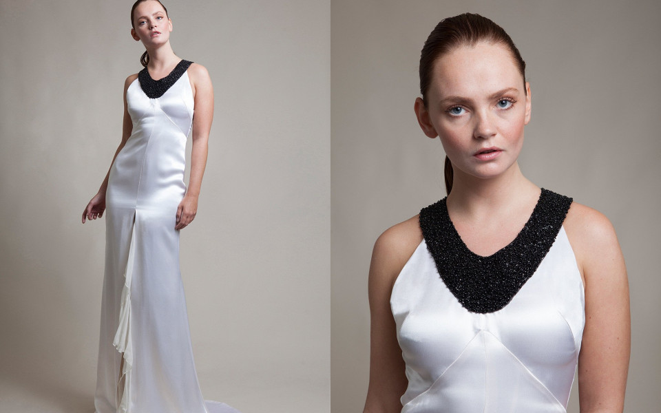 Trouwjurk van Laura Blagogee Couture impressie 3