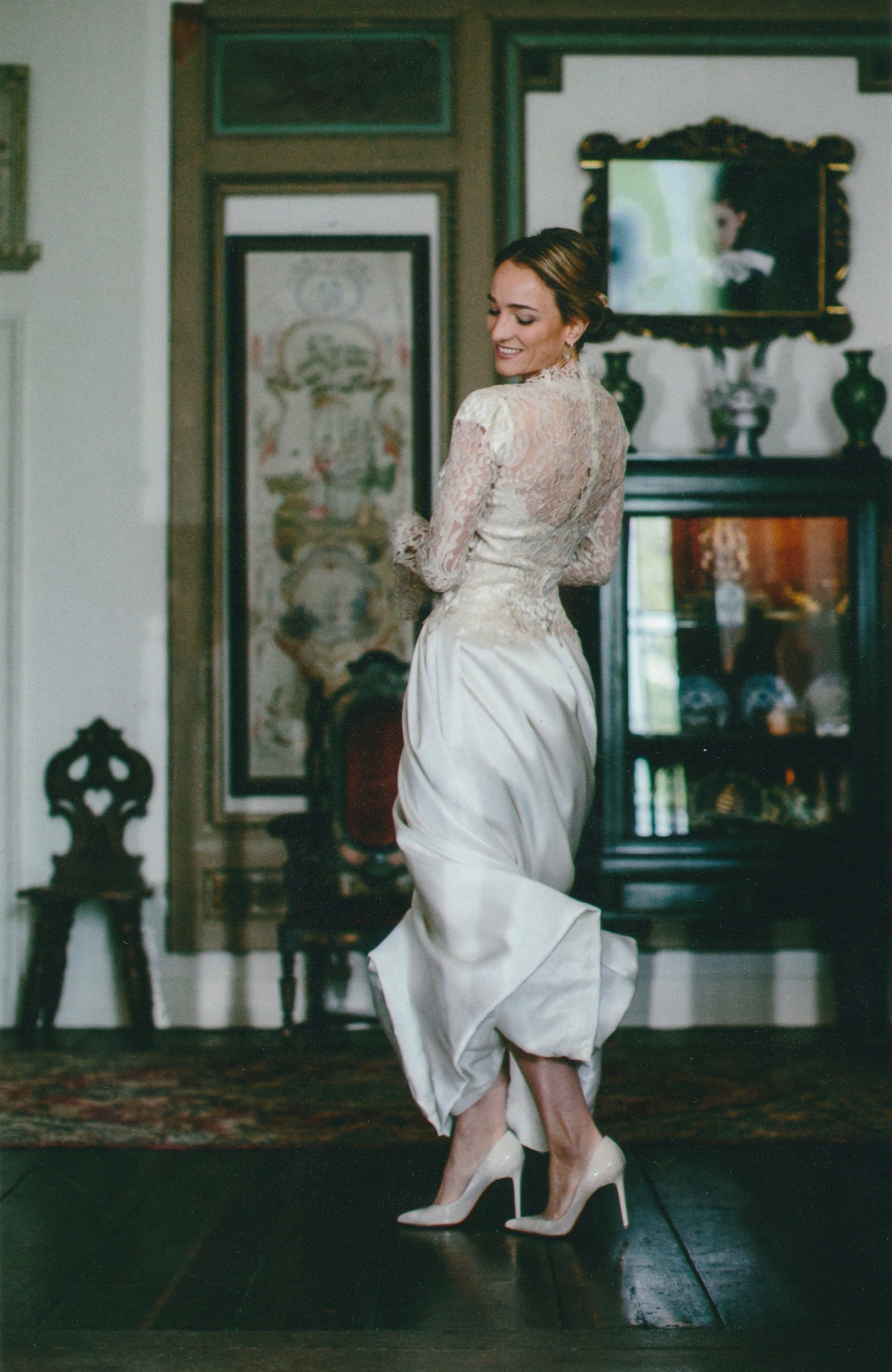 Trouwjurk van Angeline van Leeuwen Couture impressie 2