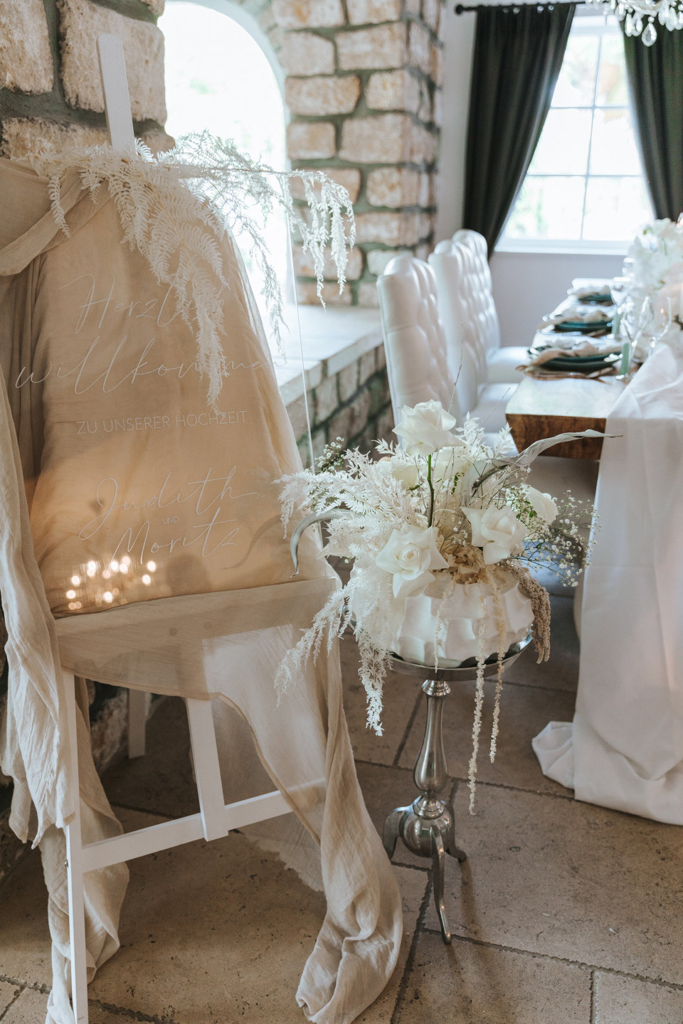 Mediterrane Hochzeitsdekoration