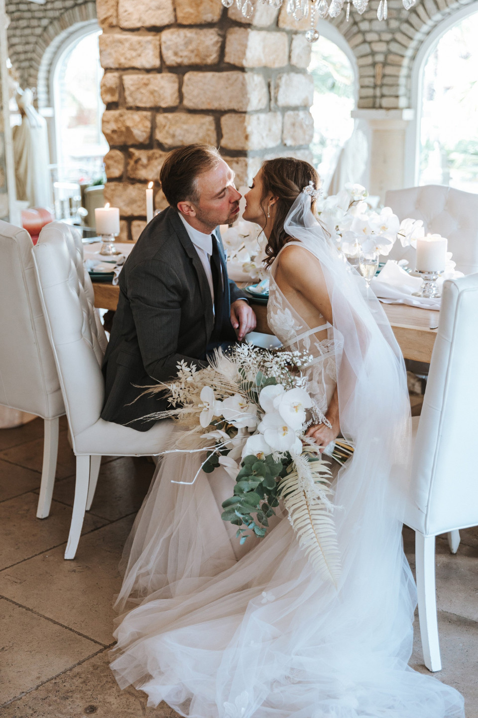 Mediterrane Brautstrauß Inspiration