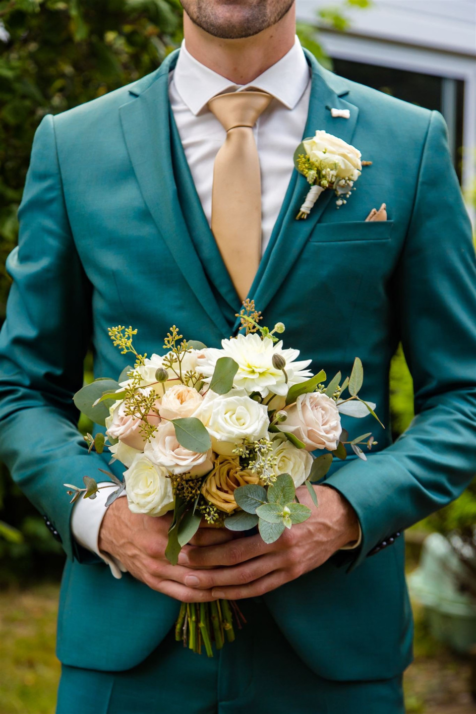 Bruidsboeket van Bloei Bloemen impressie 4