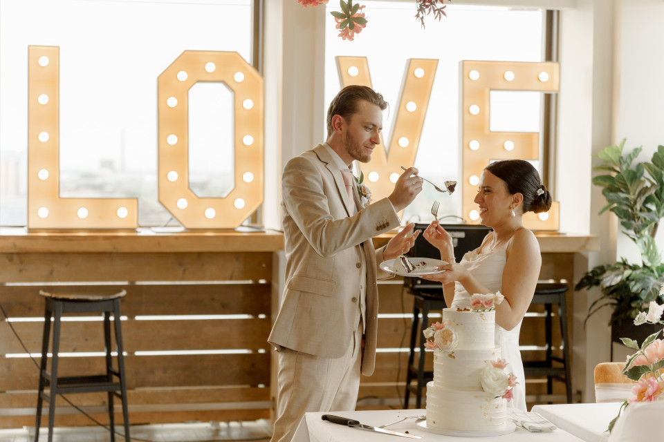 Bruidstaart van Sugarlips Cakes impressie 