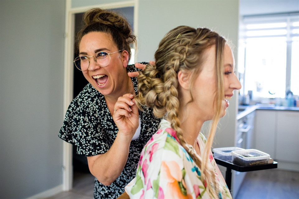 Bruidsmake-up door Angelique de Graaf Hair &amp; Make-up impressie 2
