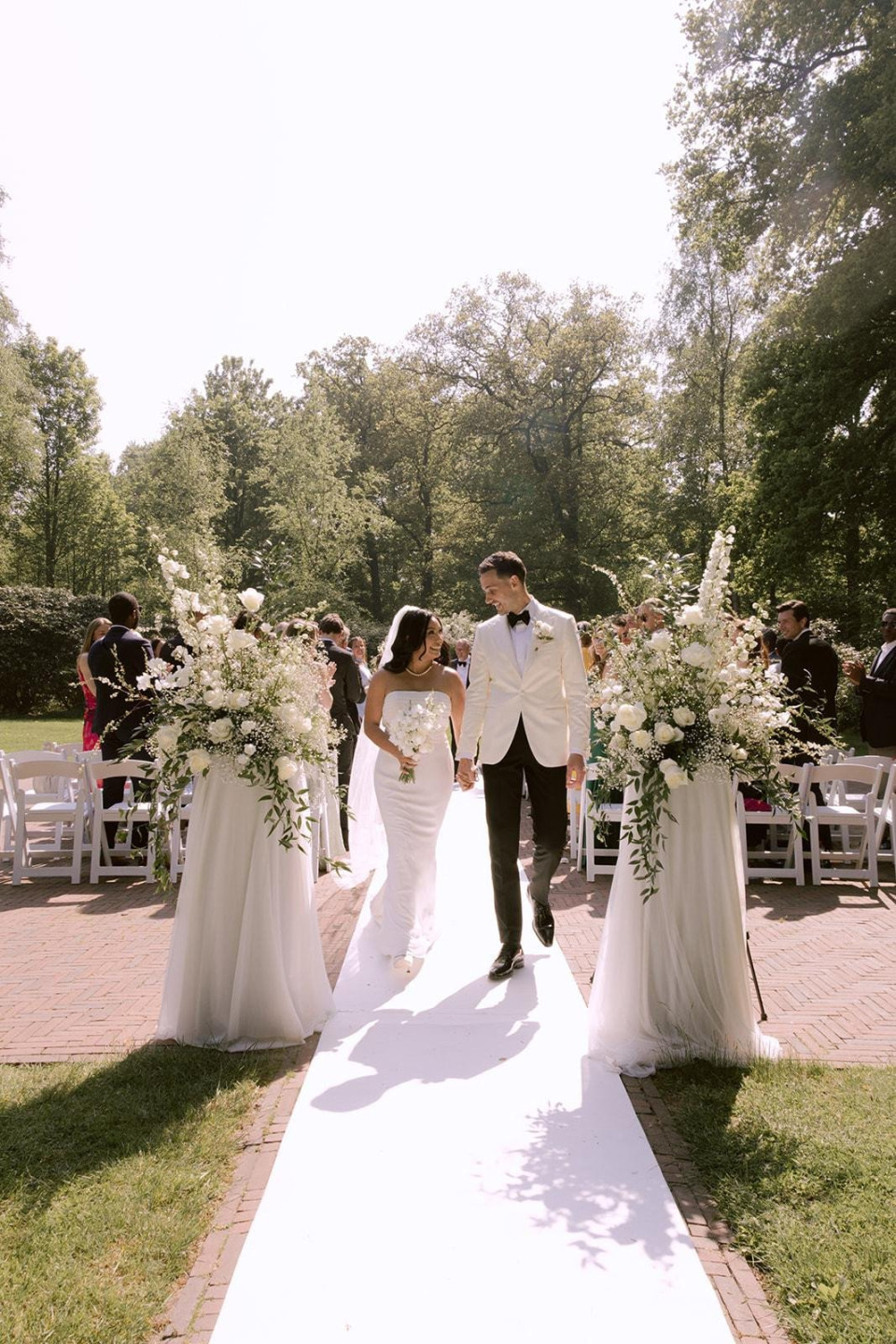 Bruidsboeket van Belle Rosa overzicht