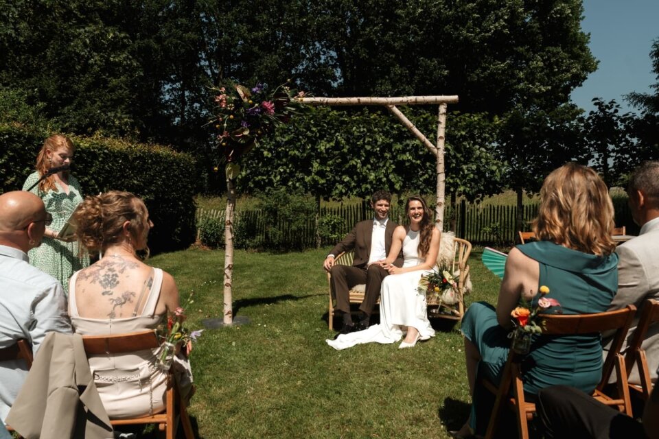 Trouwambtenaar Nice to wed you impressie