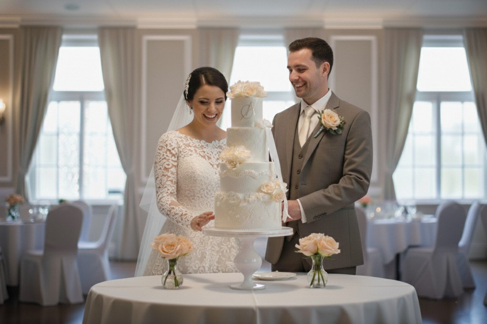 Bruidstaart van Bellaria Cake Design impressie 4