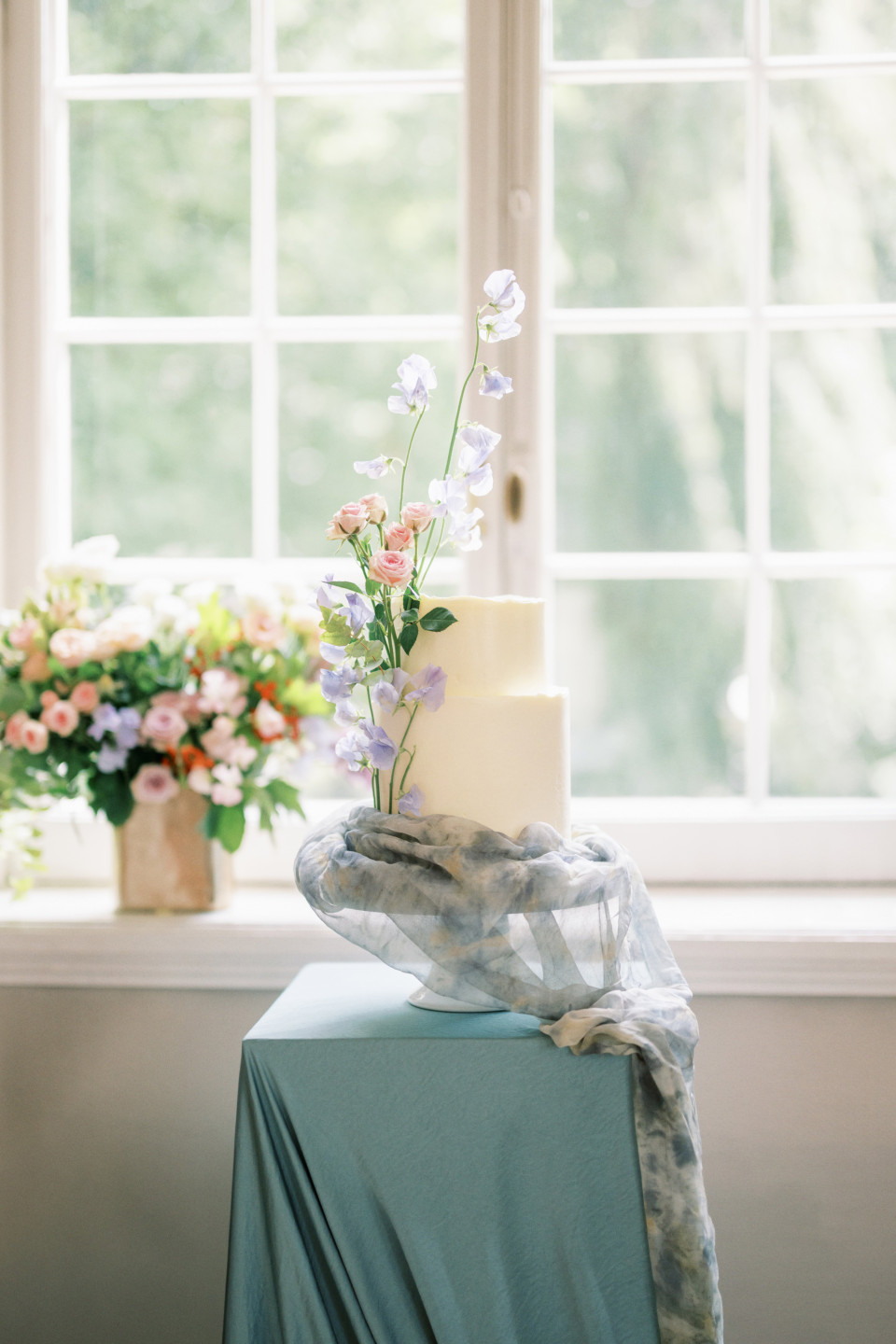 Bruidstaart van ZZ Sweet Studio details