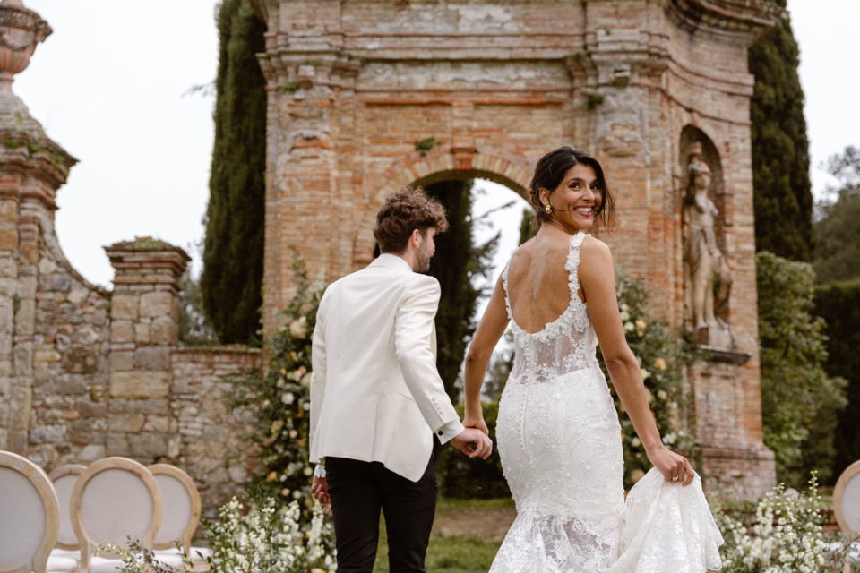 een bruiloft in Italië